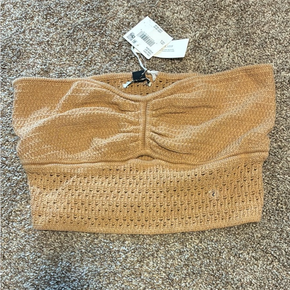 American eagle crochet halter top